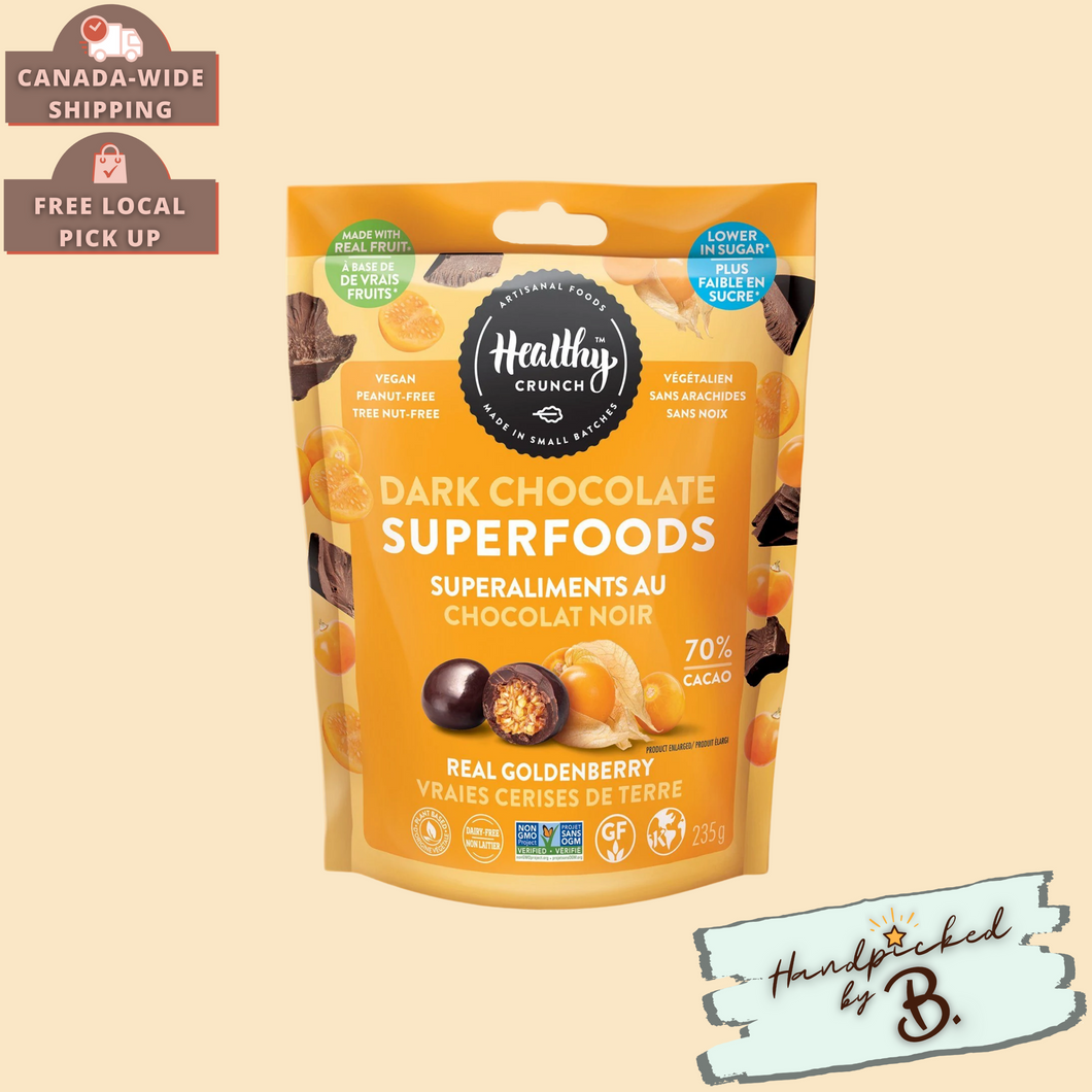 Goldenberry Dark Chocolate Superfoods  |  Healthy Crunch
